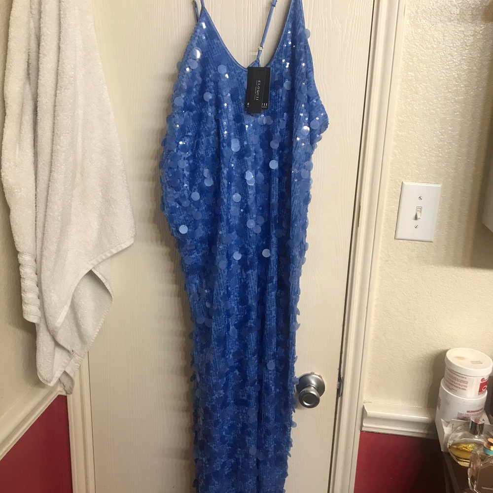 Formal long evening dress for the full figured women. Brand new never worn